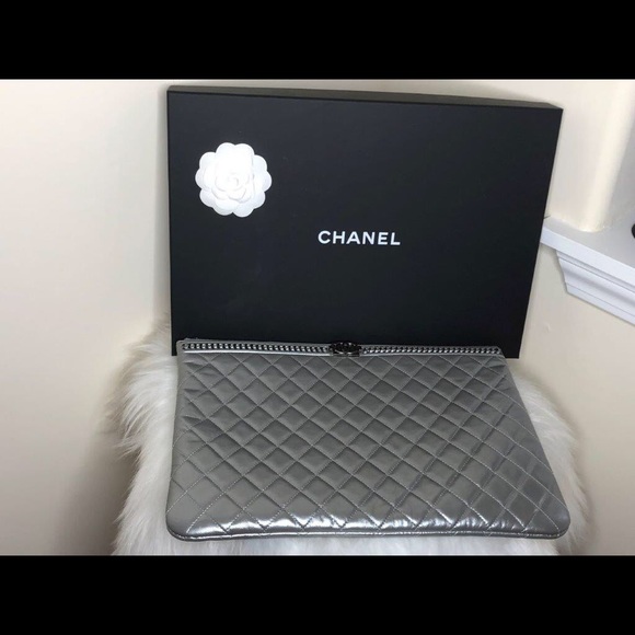 CHANEL Handbags - Chanel Clutch - silver CHANEL Handbags - Chanel Clutch - silver